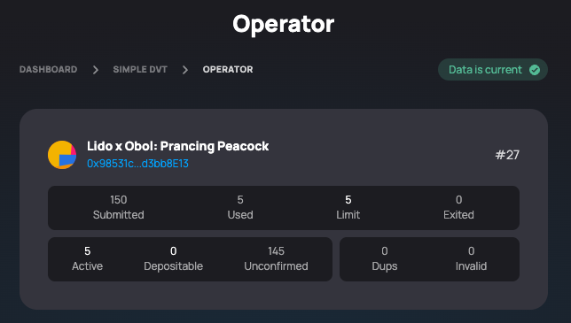 Lido Simple DVT Operator Obol